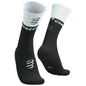 Tất chạy bộ Compressport Mid Compression Socks V2.0 - Đen/Trắng (Black/White)