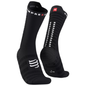 Tất đạp xe Compressport Pro Racing Socks V4.0 Ultralight Bike - Đen/Trắng (Black/White)