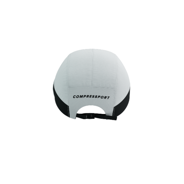 Mũ Compressport 5 Panel Light Cap 2025 - Trắng/Đen (White/Black)