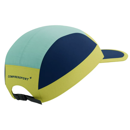 Mũ Compressport 5 Panel Light Cap - Vàng (Eggshell Blue/Green Sheen/Dress Blues)