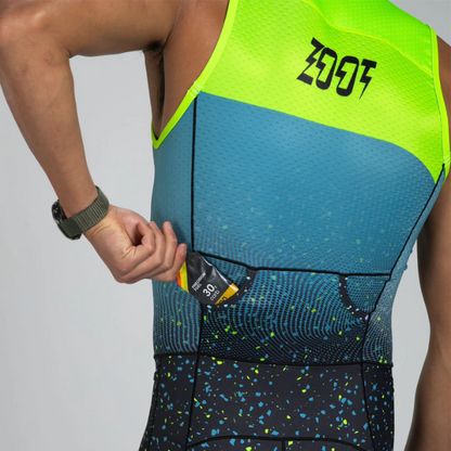 Đồ Ba môn Nam Zoot Tri SLVS Fz Racesuit - Electric