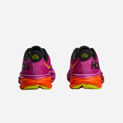 Giày chạy bộ Nam HOKA Clifton 9 - Hồng (Fuchsia/Bk)