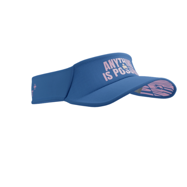 Mũ chạy bộ Compressport Visor Ultralight IRONMAN - Jacaranda