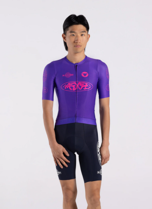 Áo đạp xe Nam Black Sheep Team SS Jersey - Never Mind Purple