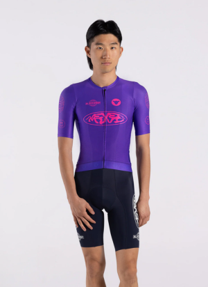 Áo đạp xe Black Sheep Men's Team SS Jersey - Never Mind Purple