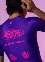 Áo đạp xe Black Sheep Men's Team SS Jersey - Never Mind Purple