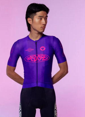 Áo đạp xe Black Sheep Men's Team SS Jersey - Never Mind Purple