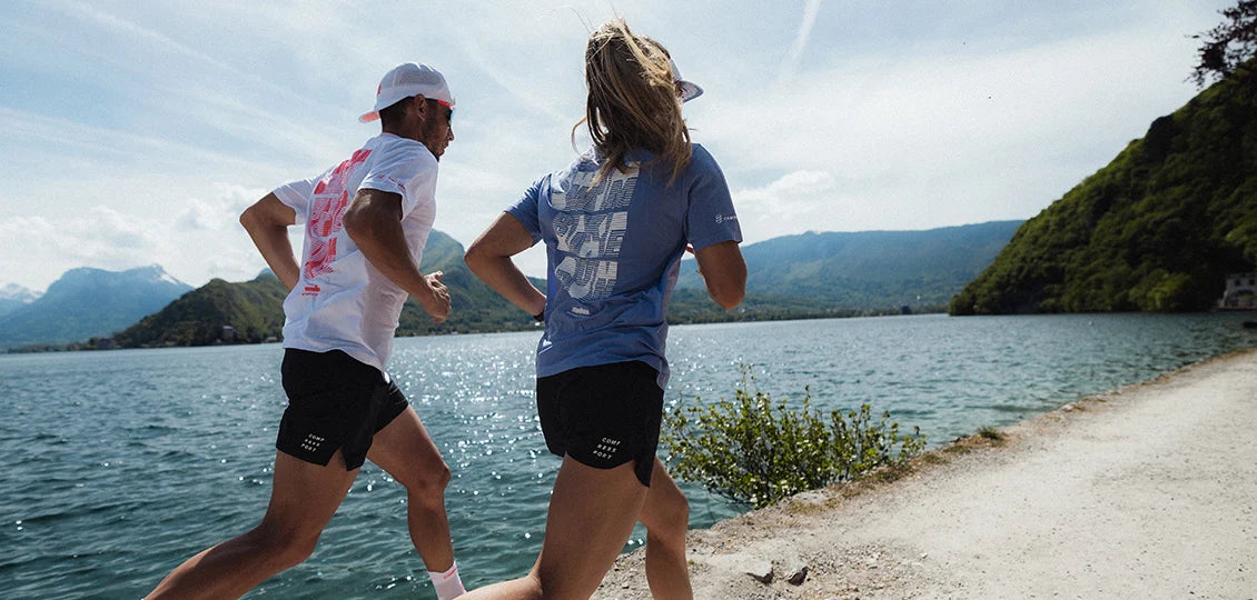 Băng Bảo Vệ Bắp Chân Compressport Calf Sleeves R2 Oxygen IRONMAN 2026 - Tím Jacaranda