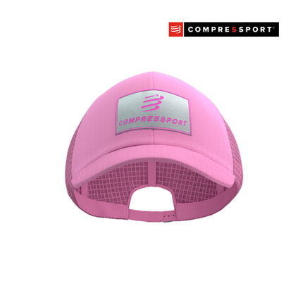 Mũ Chạy Bộ Compressport Trucker Cap 6P - Hồng (Begonia)