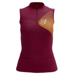 Compressport Women's Trail Postural Tank Top - Persian Red/Blazing Orange