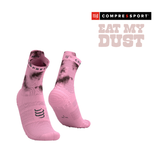 Tất Chạy Bộ Compressport Pro Racing Socks v4.0 Run High (Phiên bản Eat My Dust!) - Zephyr