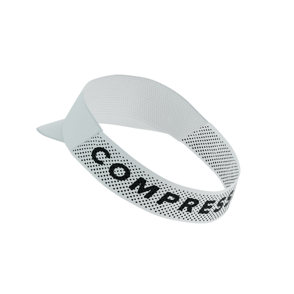 Mũ chạy bộ Compressport Pro Racing Visor - Trắng (White)