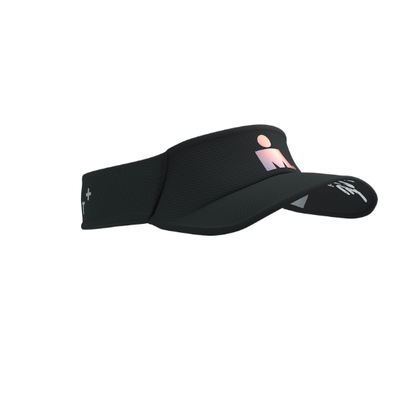 Mũ chạy bộ Compressport Visor Ultralight IRONMAN - Đen (Black)