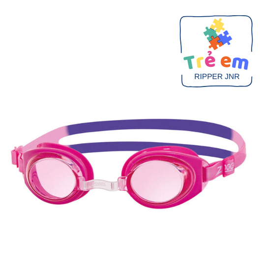 Kính Bơi Trẻ Em Zoggs Ripper JNR - Hồng (Pink Purple/Tint Purple)