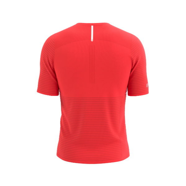 Áo chạy bộ Nam Compressport Pro Racing SS Tshirt - Đỏ (Fluo Red)