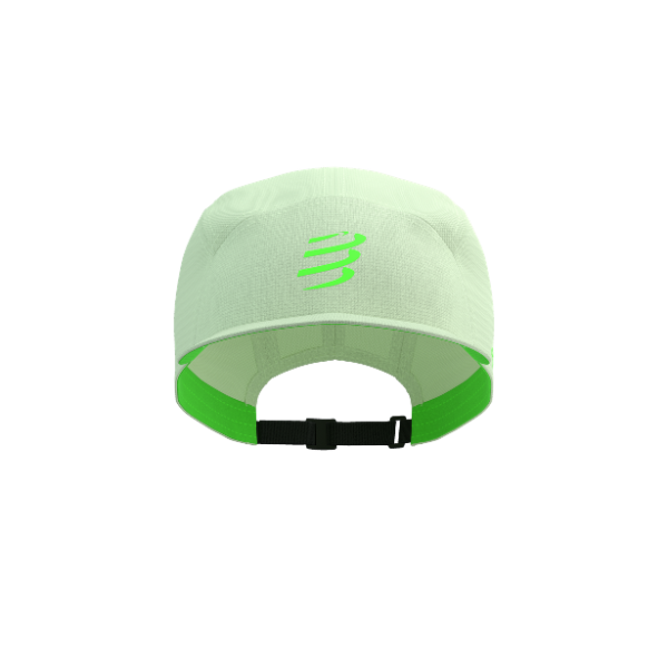 Mũ Chạy Bộ Compressport 5 Panel Light Cap - Xanh Lime