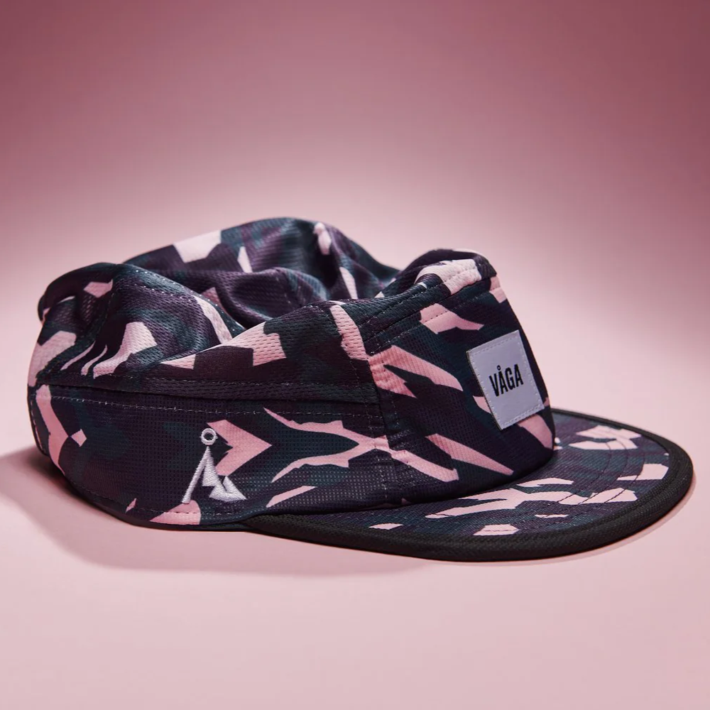 Nón VAGA - Patterned Cap - Black/Khaki Green/Pink