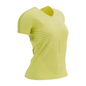 Áo chạy bộ Nữ Compressport Performance SS Shirt - Vàng (Green Sheen)