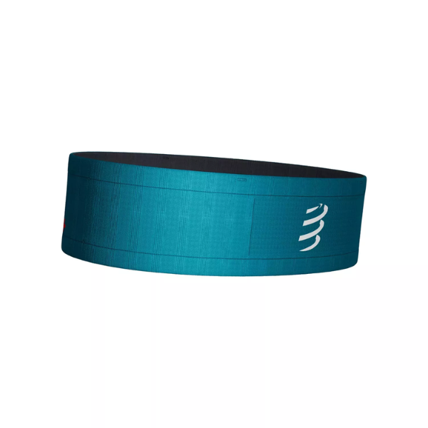 Compressport Unisex's Free Belt - Mosaic Blue/Magnet