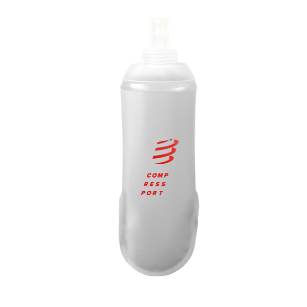 Bình nước Compressport Ergo Flask 500ml - Trắng (Clear)