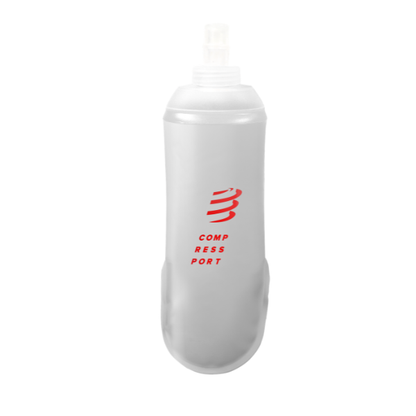 Bình nước Compressport Ergo Flask 500ml - Trắng (Clear)