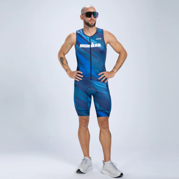 Đồ ba môn Nam Zoot Men's Ltd Tri Aero  Slvs Fz Racesuit - IM Heat