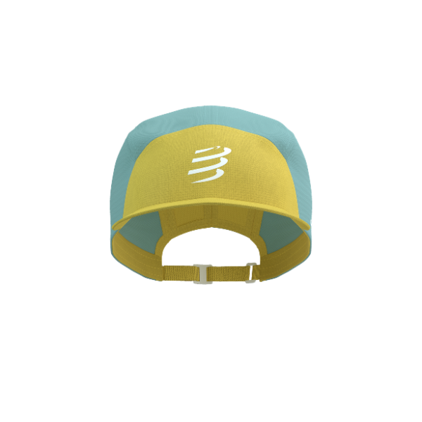 Mũ Chạy Bộ Compressport 5 Panel Light Cap - Vàng Lemon/Ether
