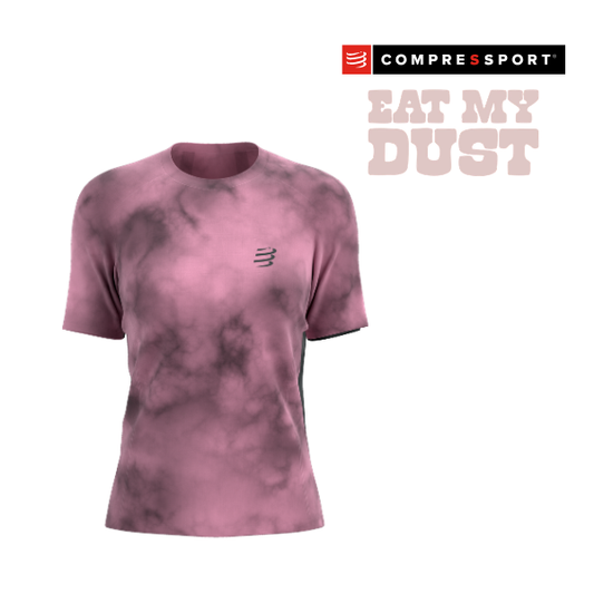 Áo Chạy Bộ Nữ Compressport Performance SS Tshirt (phiên bản Eat My Dust) - Zephyr Tie Dye