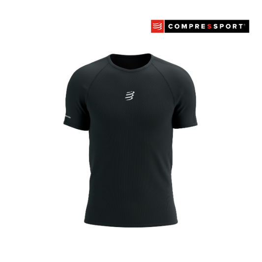 Áo Chạy Trail Nam Compressport Trail Racing SS Tshirt - Đen (Black)