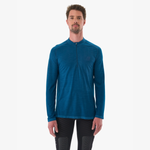 Áo chạy Trail Nam Compressport Tshirt Merino - Xanh Poseidon