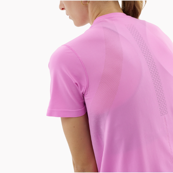 Áo chạy bộ Nữ Compressport Performance SS TShirt - Tím (Cyclamen)