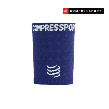 Băng bảo vệ cổ tay Compressport Unisex's Sweatbands 3D.Dots - Xanh Orient