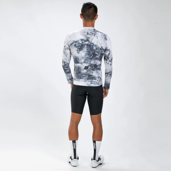 Áo đạp xe Nam Zoot Men's Elite Cycle LS Aero Jersey - Vapor White