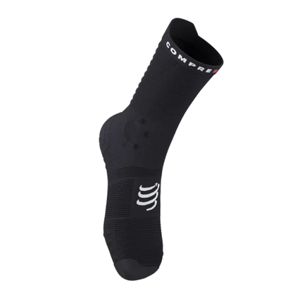 Tất chạy Trail Compressport Unisex's Pro Racing Socks v4.0 Trail - Đen (Black)