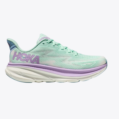 Giày chạy bộ Nữ HOKA Clifton 9 - Xanh (Sunlit Ocean/Lilac Mist)