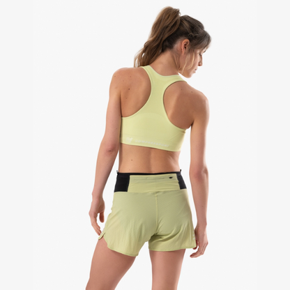 Áo Ba chạy bộ Nữ Compressport Feelfree Seamless Bra - Xanh Lime (Shadow Lime)
