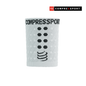 Băng bảo vệ cổ tay Compressport Unisex's Sweatbands 3D.Dots - Trắng (White)