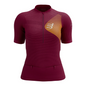 Áo chạy Trail Nữ Compressport Trail Postural SS Top - Đỏ (Persian Red/Blazing Orange)
