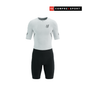 Đồ Ba Môn Nữ Compressport Aero Stream SS Trisuit - Trắng/Đen (White/Black)
