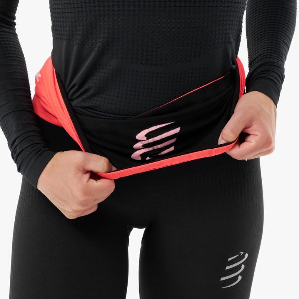 Đai chạy bộ Compressport Unisex's Free Belt Pro - Đỏ/Đen (Red/Black)