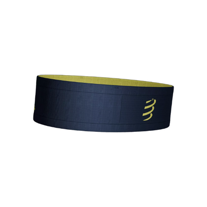Đai chạy bộ Compressport Unisex's Free Belt - Xanh dương (Blues/Green Sheen)
