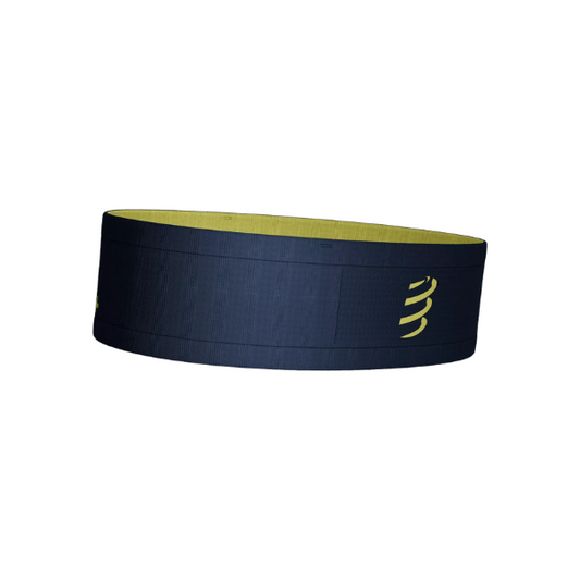 Đai chạy bộ Compressport Unisex's Free Belt - Xanh dương (Blues/Green Sheen)