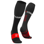 Tất chạy bộ Compressport Unisex's Full Socks Run - Đen (Black)