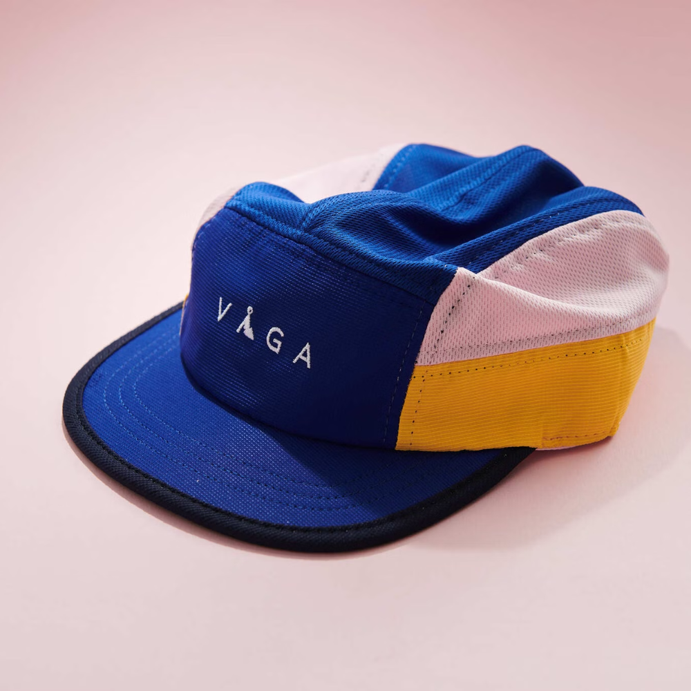 Nón VAGA - Club Cap - Royal Blue/Bright Yellow/Pale Pink/Navy Blue