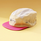 Nón VAGA - Feather Racing Cap - Poster Pink/Pale Yellow/White/Bordo