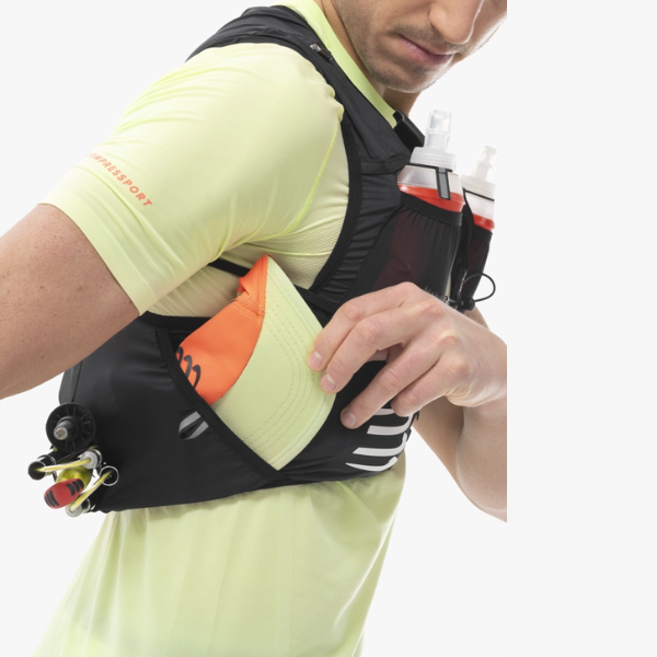 Vest chạy Trail Compressport UltRun Evo 10 - Đen (Black)