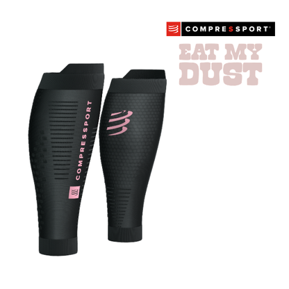 Băng Bảo Vệ Bắp Chân Compressport Calf Sleeves R2 3.0 (phiên bản Eat My Dust!) - Dark Full Gray