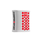 Compressport Unisex's Sweatbands 3D.Dots Uniq Size - White/ Red