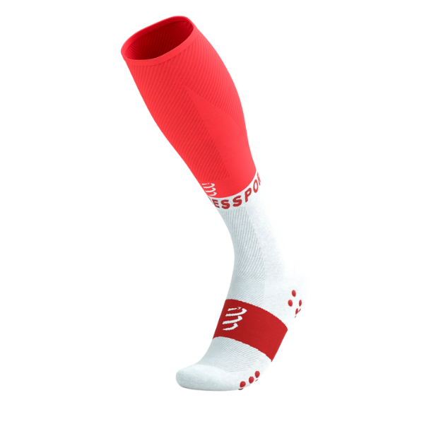 Tất chạy bộ Compressport Full Socks Oxygen - Đỏ (Fluo Red)