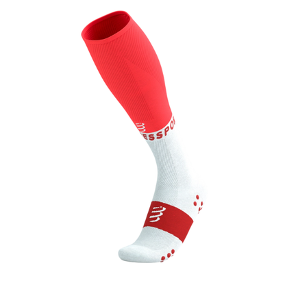 Tất chạy bộ Compressport Full Socks Oxygen - Đỏ (Fluo Red)